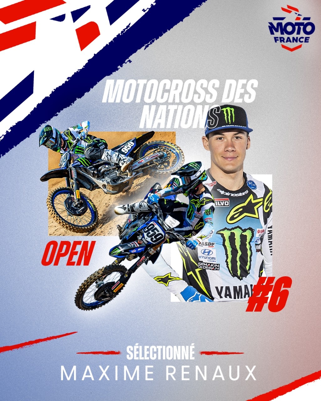 Motocross delle Nazioni 2023: ecco la squadra francese